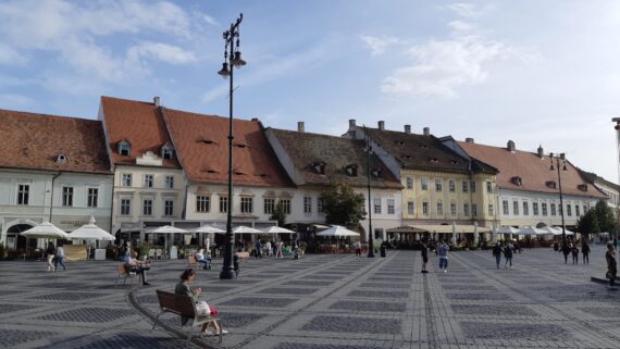Sibiu old town square